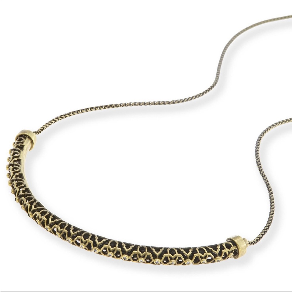 Kendra Scott Lucy Choker In Antique Brass View 4